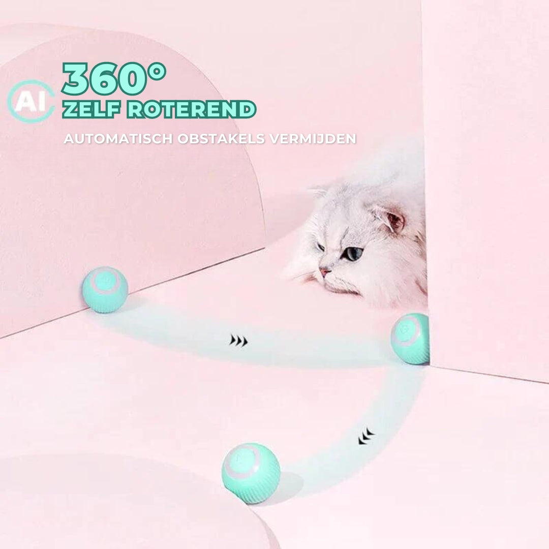 Supreme Speelballetje™ | Elektrische rolbal voor katten