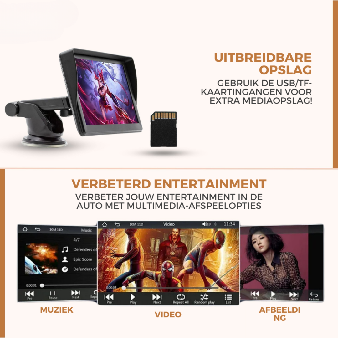 Supreme Carplay™ - Transformeer je rit met naadloze connectiviteit en intelligente navigatie!