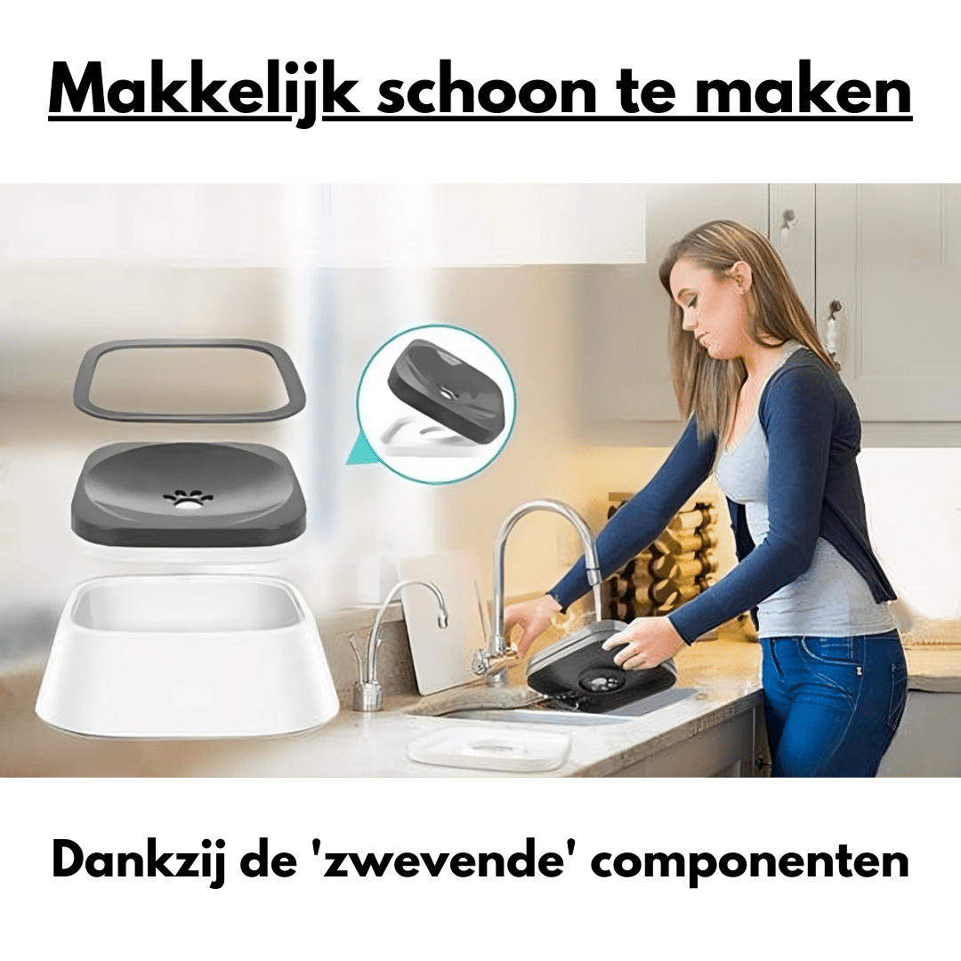 Supreme DierenDrinkbak™  | Antilek drijvende drinkbak voor huisdieren