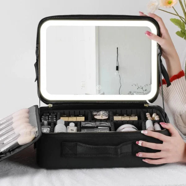 Supreme MakeUpBag™ De make up tas met led spiegel voor waar je ook heen gaat!