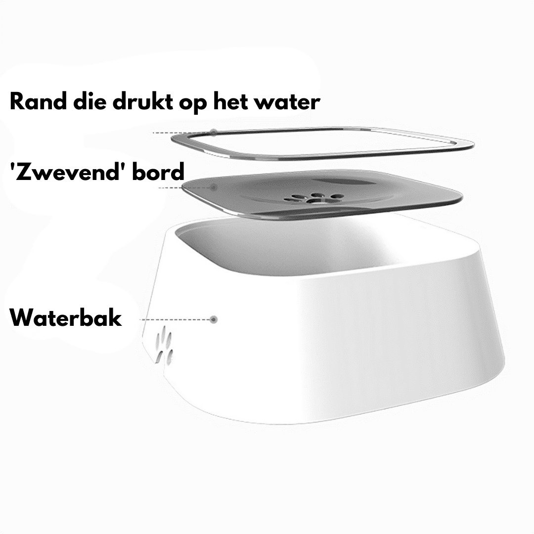 Supreme DierenDrinkbak™  | Antilek drijvende drinkbak voor huisdieren