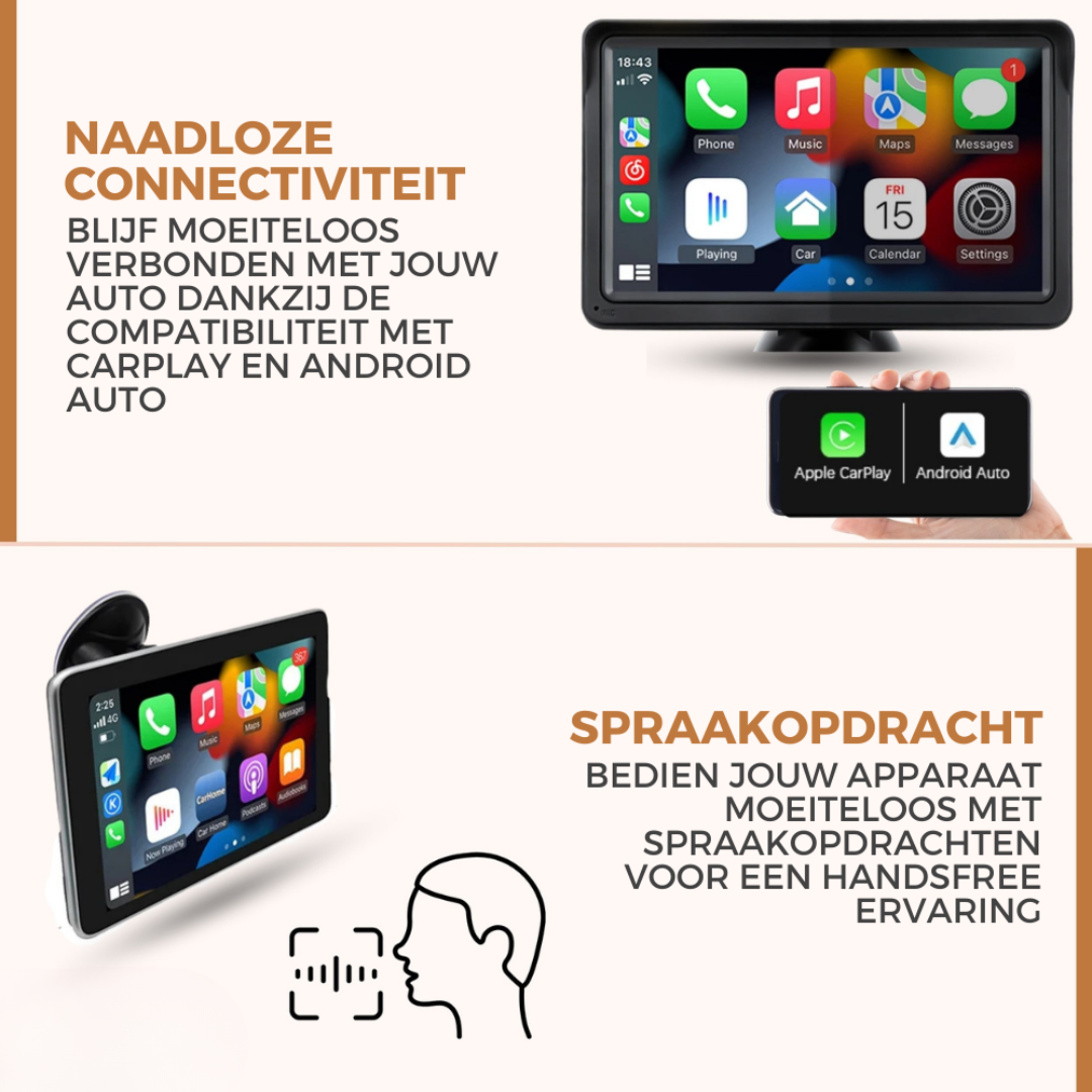 Supreme Carplay™ - Transformeer je rit met naadloze connectiviteit en intelligente navigatie!