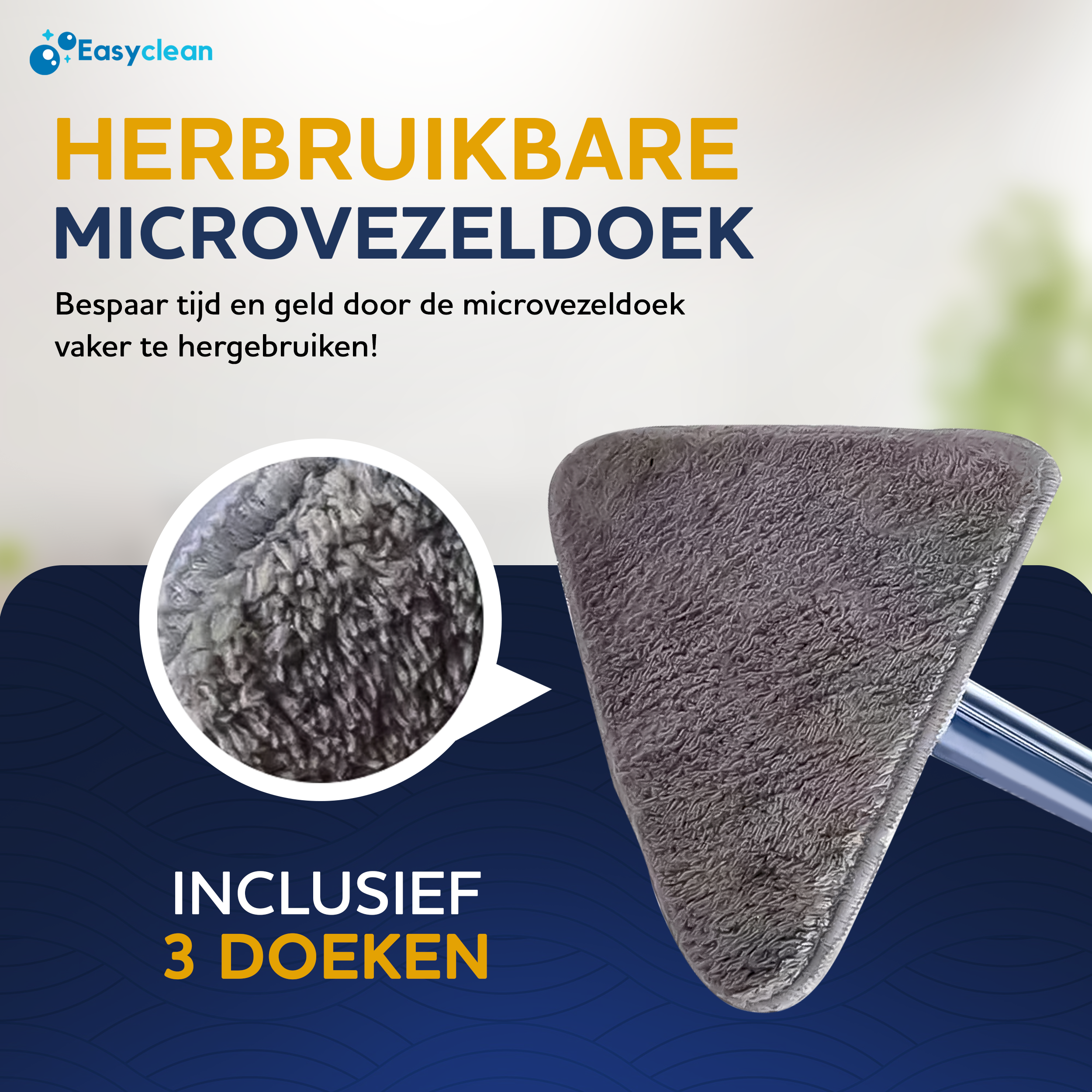 Supreme Dweil™ |  360° roterende schoonmaak dweil