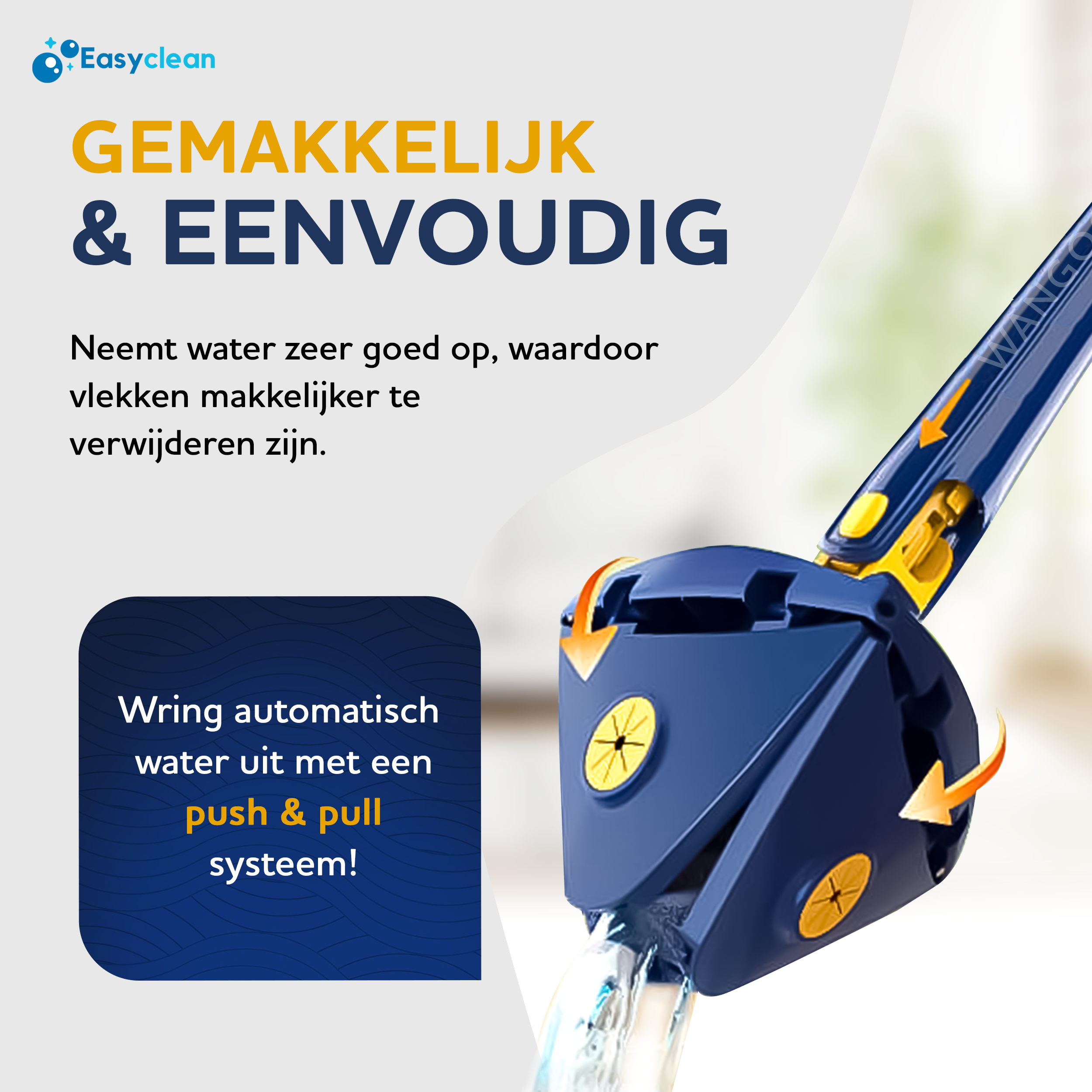 Supreme Dweil™ |  360° roterende schoonmaak dweil