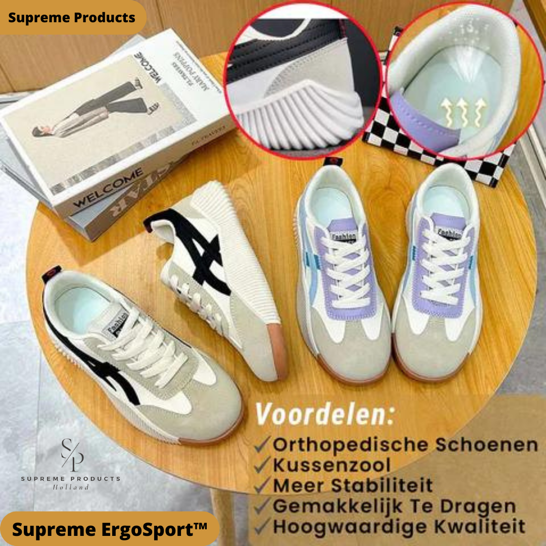 Supreme ErgoSport™ Geen pijnlijke voeten meer dankzij deze orthopedische schoen!