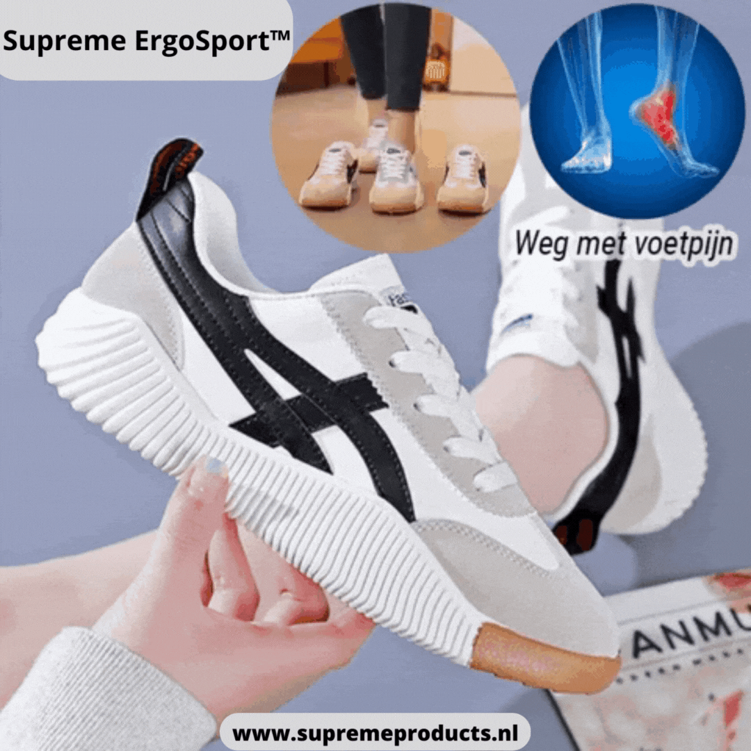 Supreme ErgoSport™ Geen pijnlijke voeten meer dankzij deze orthopedische schoen!