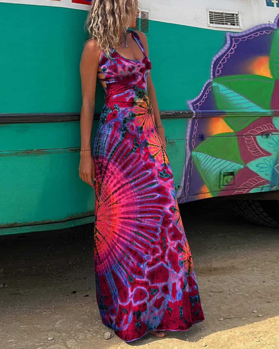 Supreme TieDye Jurk™ | comfortabele en stijlvolle Tie-Dye jurk