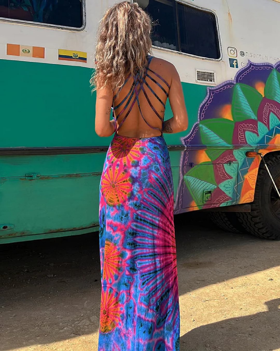 Supreme TieDye Jurk™ | comfortabele en stijlvolle Tie-Dye jurk