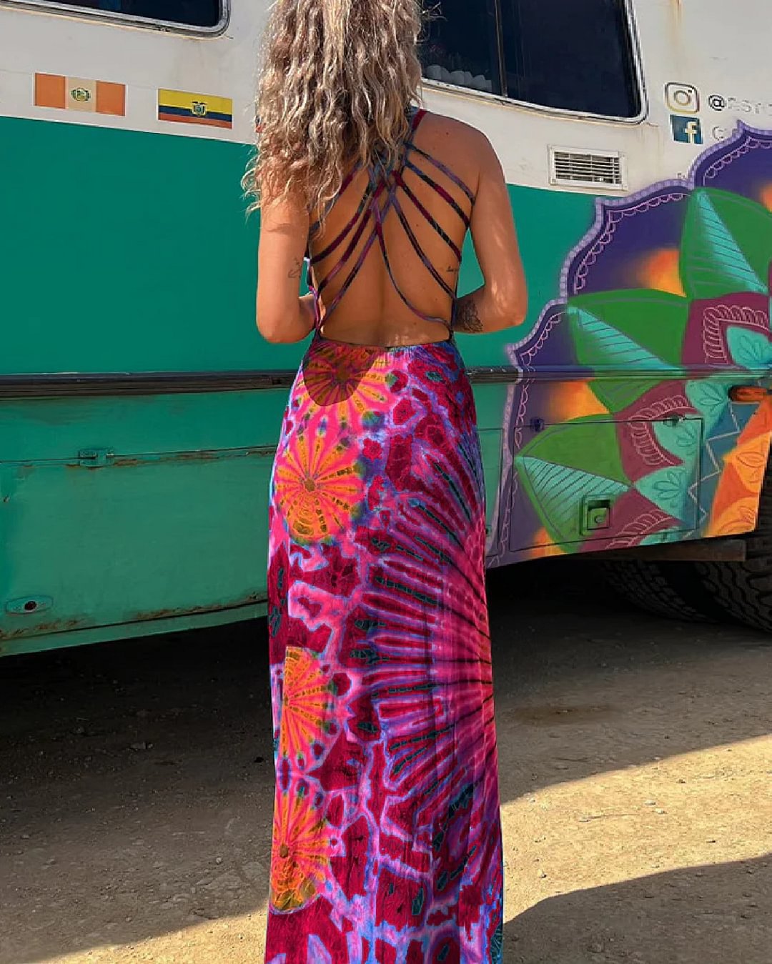Supreme TieDye Jurk™ | comfortabele en stijlvolle Tie-Dye jurk