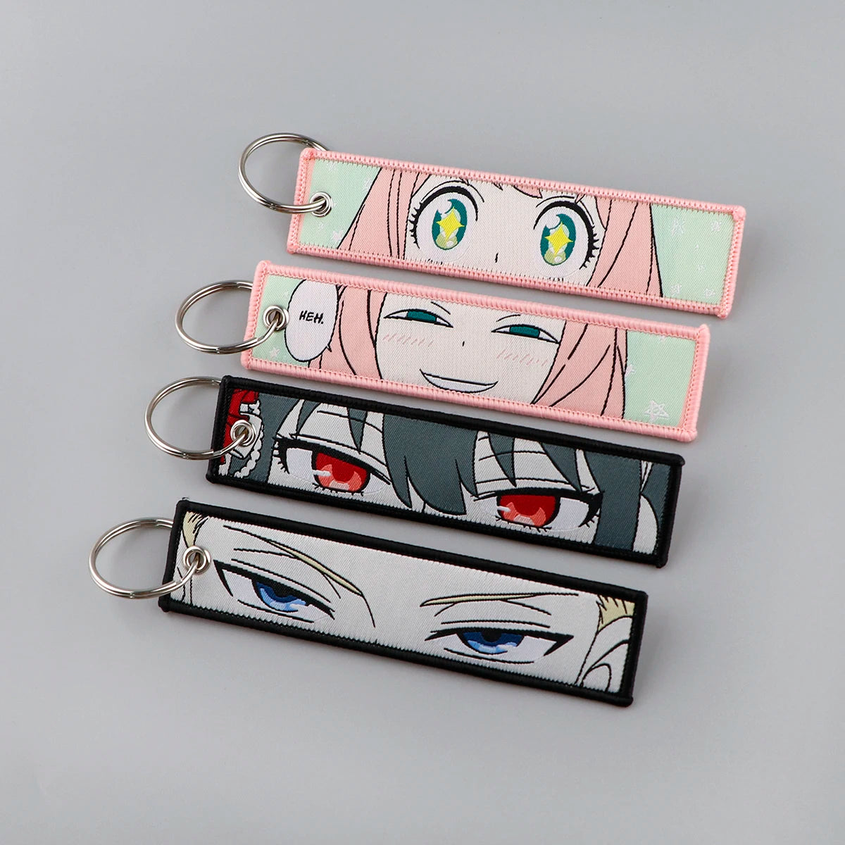 YQ1257 Anime Key Tag Keychain Keychain For Car Keys Backpack Women Men Key Ring Holder Chaveiro Jewelry Accessories