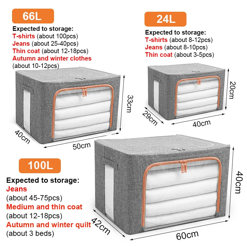 Supreme Storage™ Opvouwbare opbergdoos voor optimaal gebruik van je ruimtes!