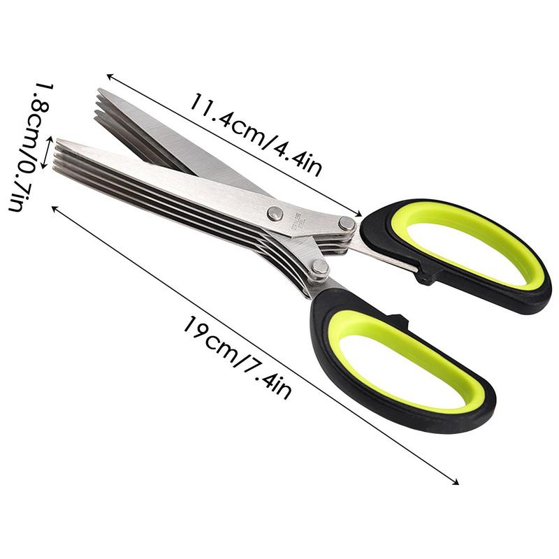Supreme Foodscissors™ bespaar tijd met ons 5 bladig keukenmes