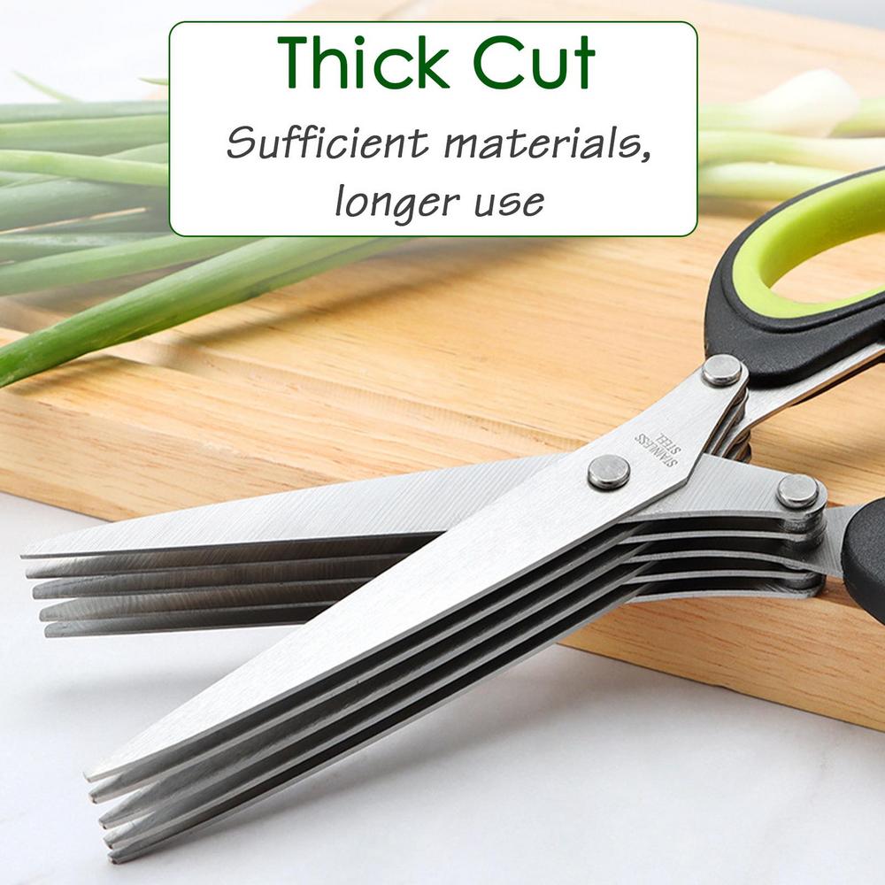 Supreme Foodscissors™ bespaar tijd met ons 5 bladig keukenmes