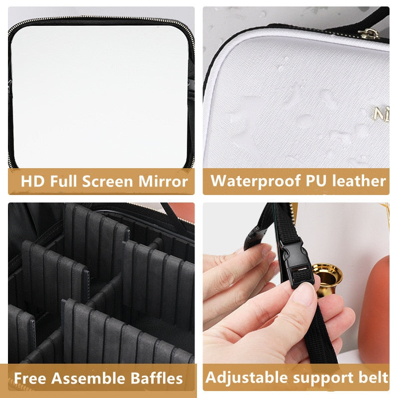 Supreme MakeUpBag™ De make up tas met led spiegel voor waar je ook heen gaat!
