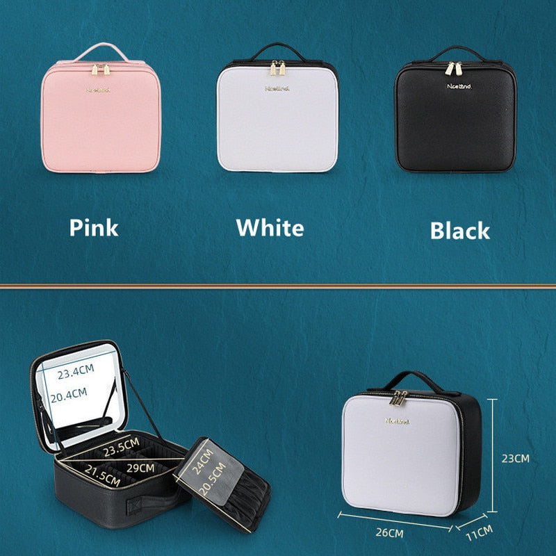 Supreme MakeUpBag™ De make up tas met led spiegel voor waar je ook heen gaat!