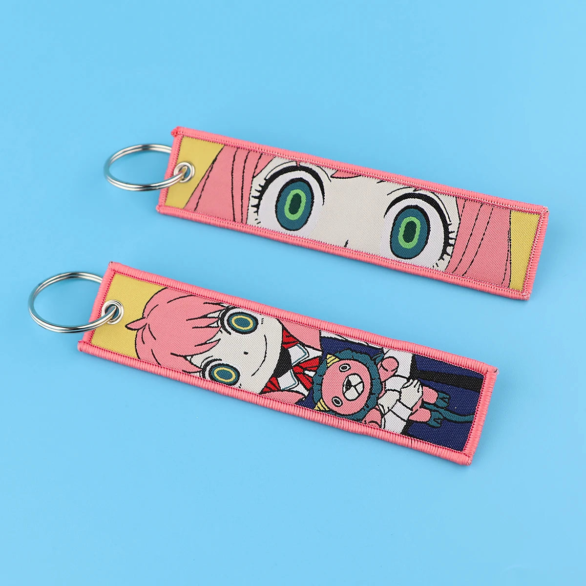 YQ1257 Anime Key Tag Keychain Keychain For Car Keys Backpack Women Men Key Ring Holder Chaveiro Jewelry Accessories
