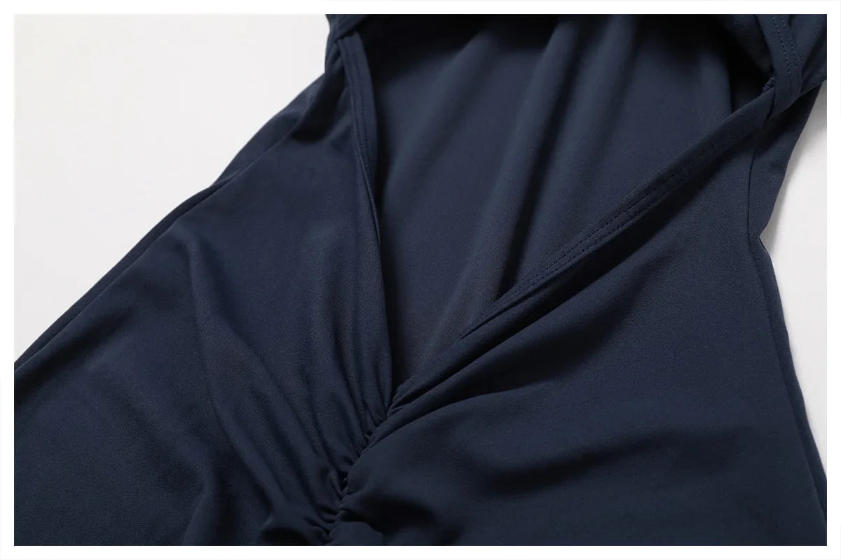 Supreme flared jumpsuit™ |  Jumpsuit met open rug en wijde broekspijpen