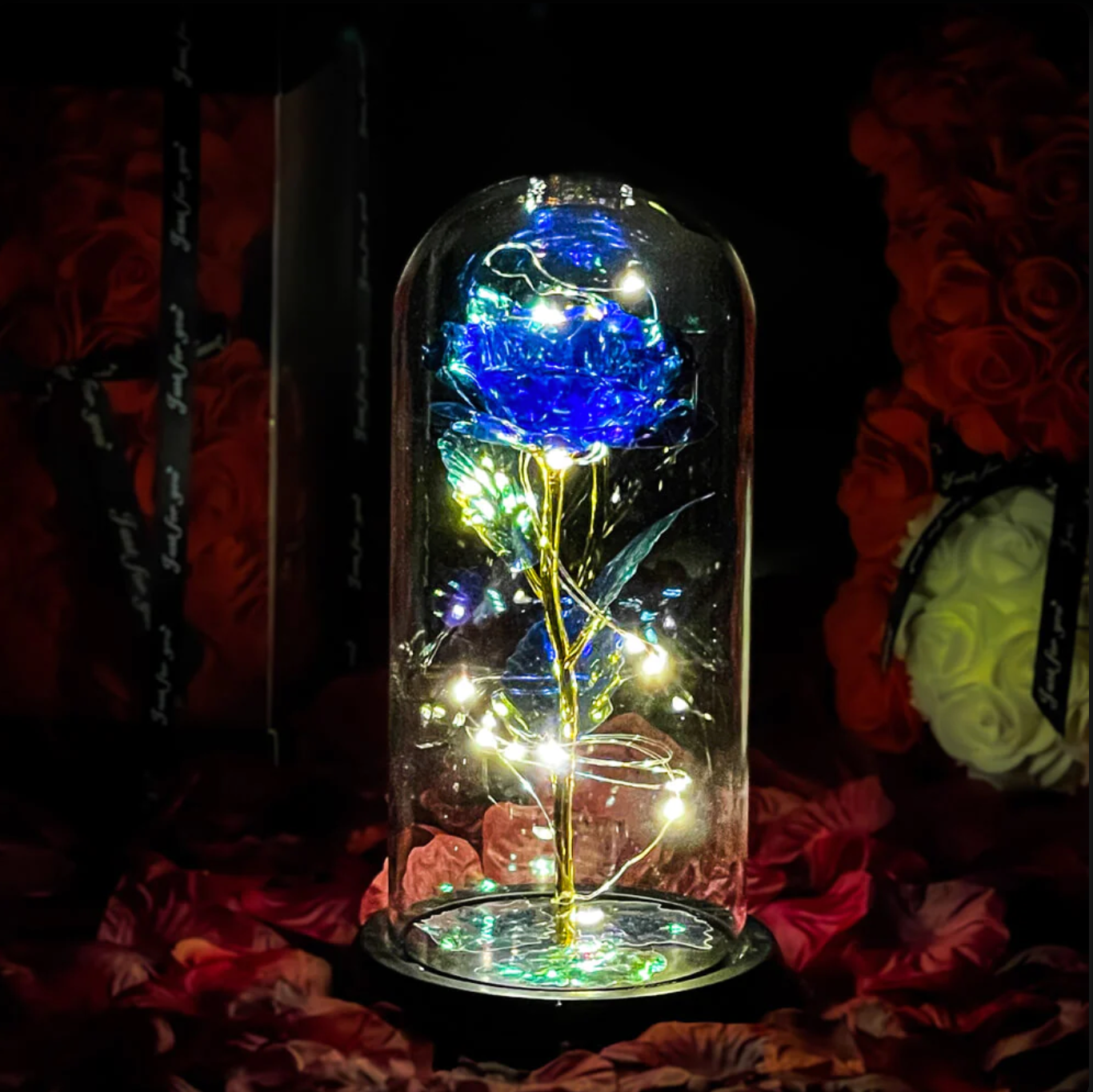Supreme Roos™ | Roos in glas Perfect om cadeau te geven