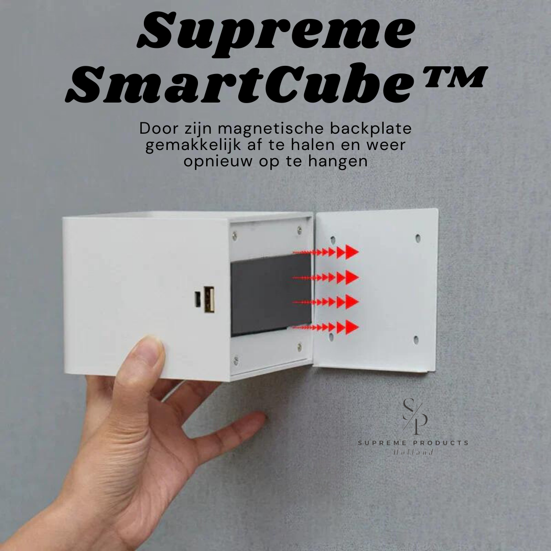 Supreme SmartCube™ | De luxe, moderne en slimme draadloze wandlamp!
