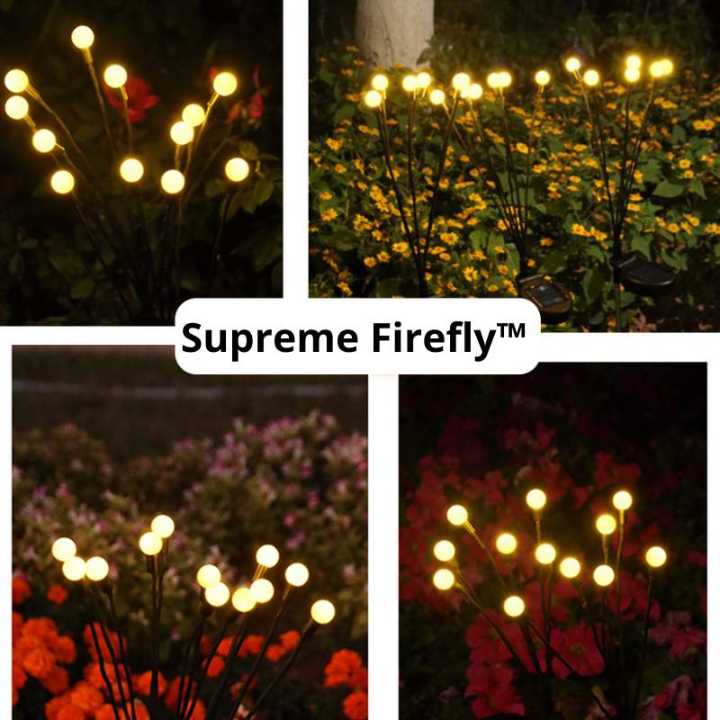 Supreme Firefly™ NU 2+1 GRATIS! zon oplaadbare tuinverlichting