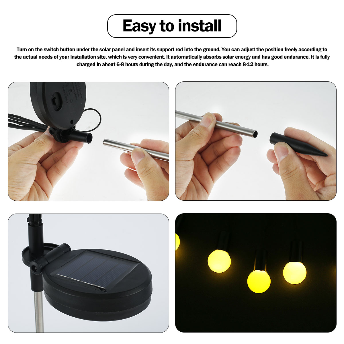 Supreme Firefly™ NU 2+1 GRATIS! zon oplaadbare tuinverlichting
