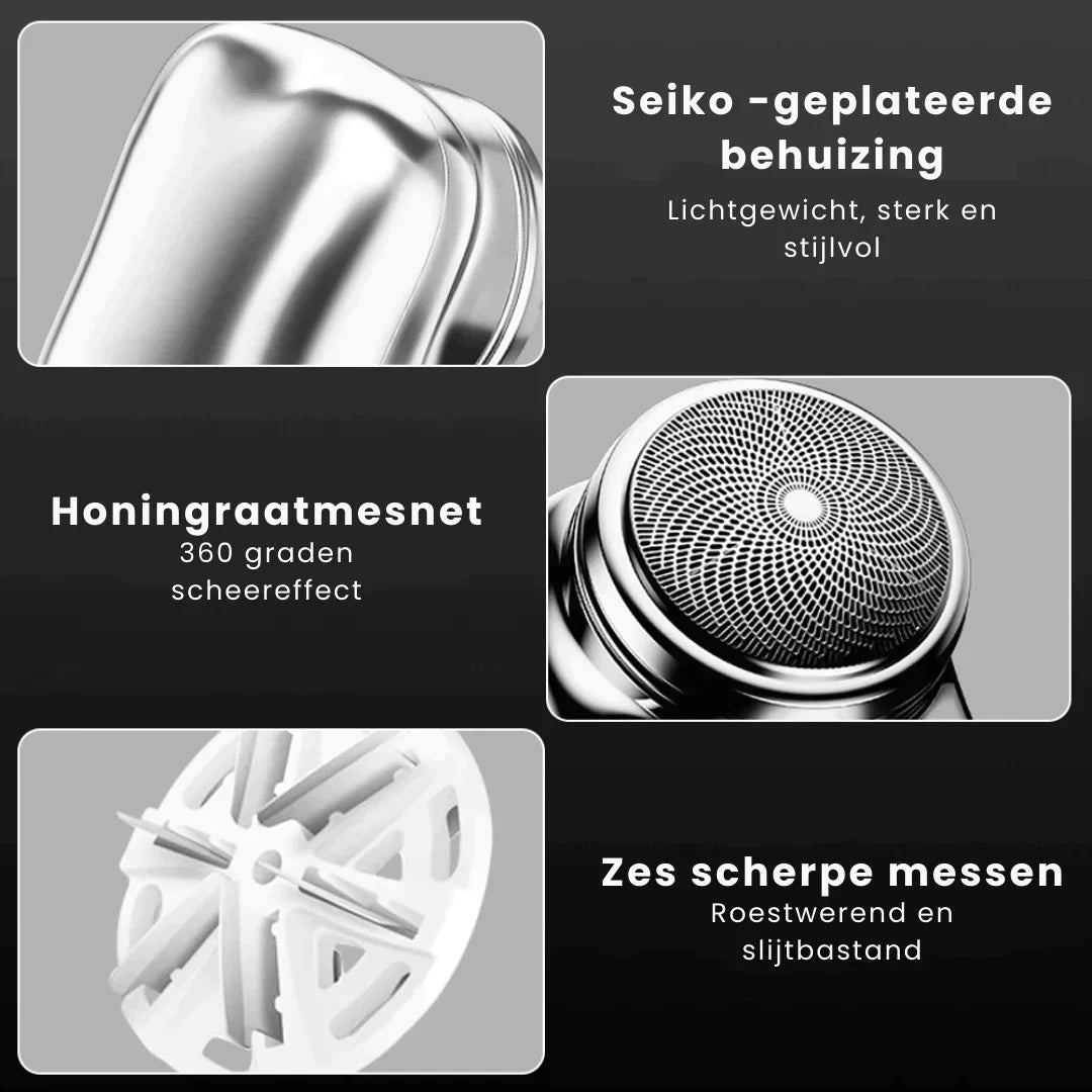 Supreme Mini Scheerapparaat™  | oplaadbaar en makkelijk mee te nemen mini scheerapparaat