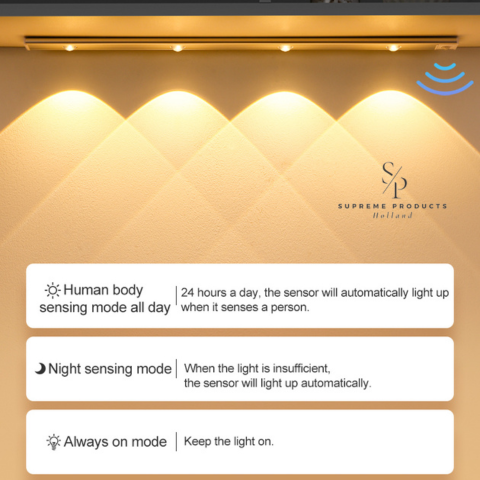 Supreme Motion™ Oplaadbare LED verlichting met bewegingssensor!