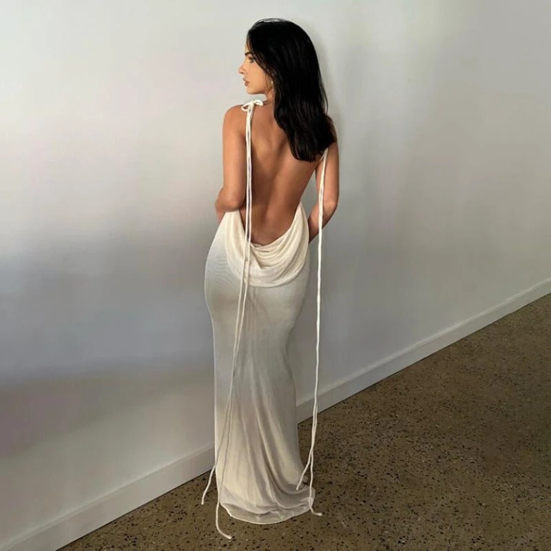 Supreme Backless Dress™ | lange stijlvolle jurk met open rug