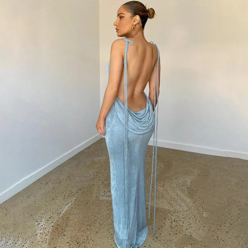 Supreme Backless Dress™ | lange stijlvolle jurk met open rug
