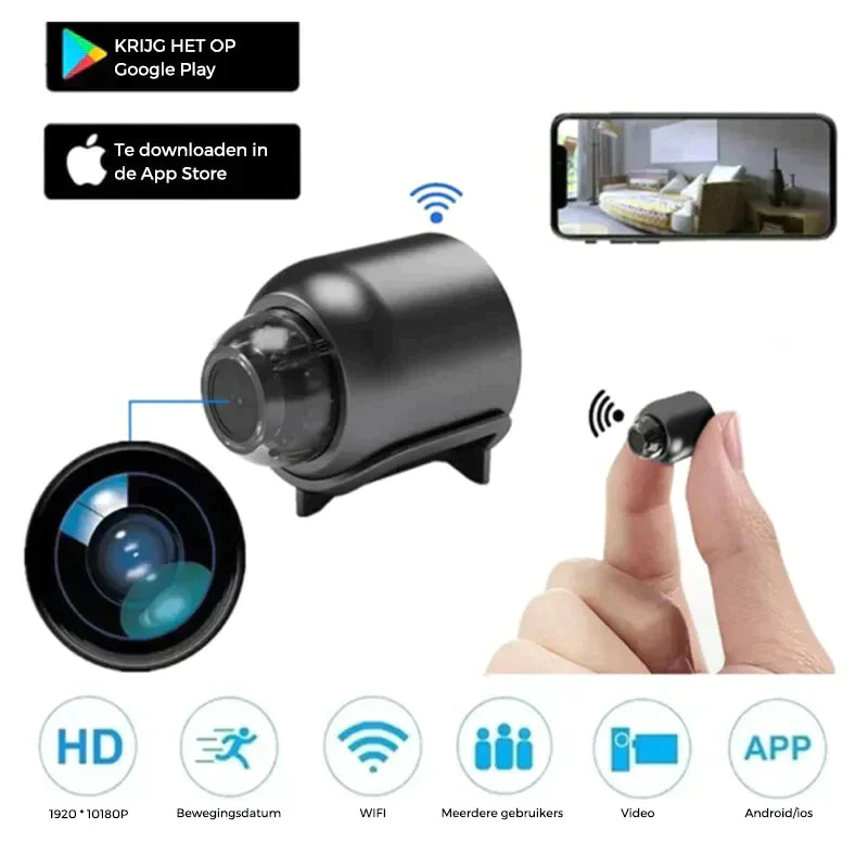 Supreme MiniCamera™ | 1+1 Gratis! Draadloze Wifi camera