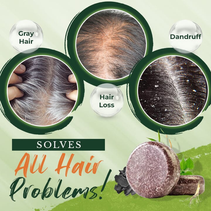 Supreme HairRenew™ 1+1 Gratis! Handgemaakte Hair Darkening Shampoo Bar