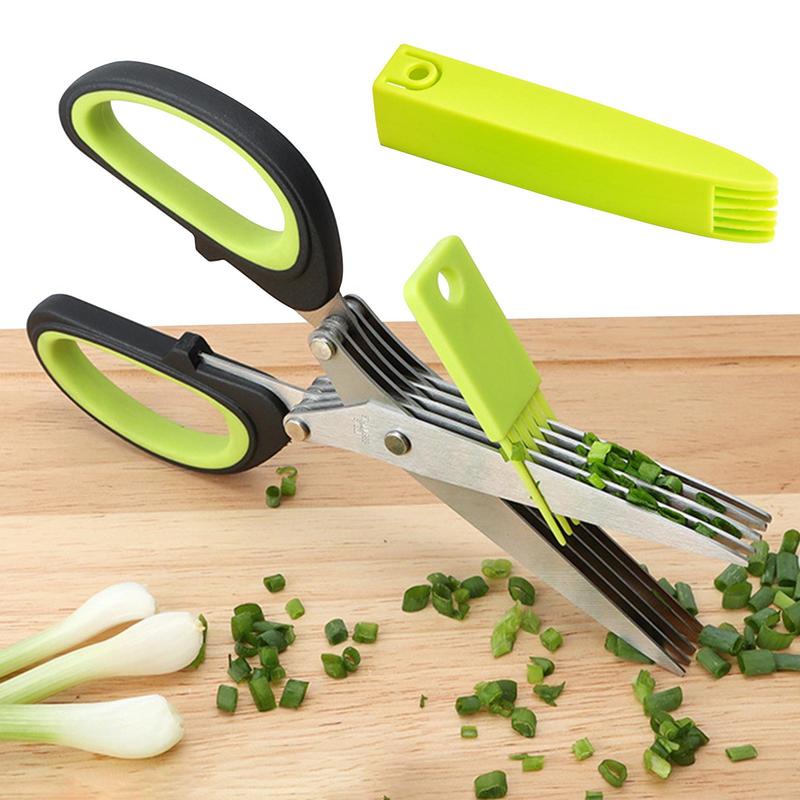 Supreme Foodscissors™ bespaar tijd met ons 5 bladig keukenmes
